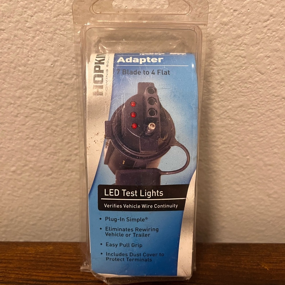 Hopkins LED Test Lights Adapter 7 Blade to 4 Flat # 47345
